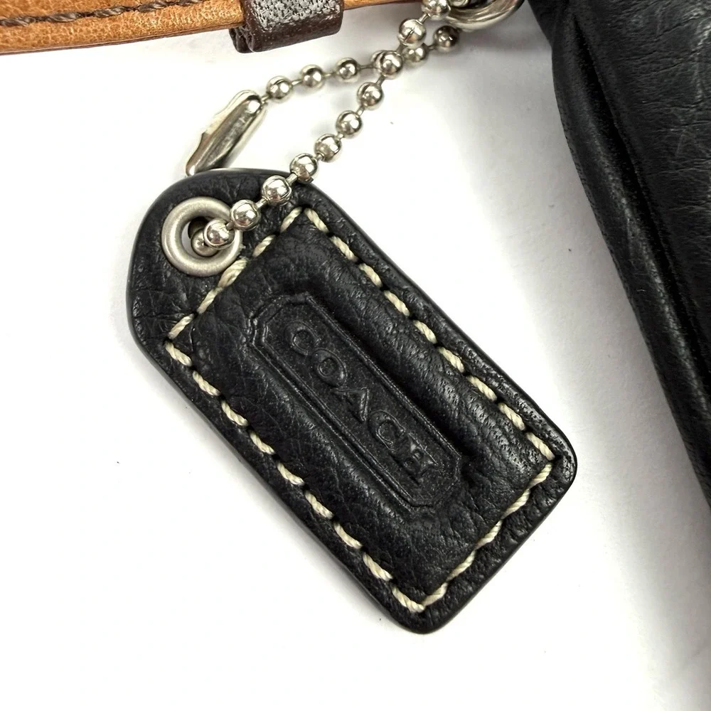Coach Soho Wristlet Black Pebbled Leather Clutch‎ Wallet Night Out Used Once